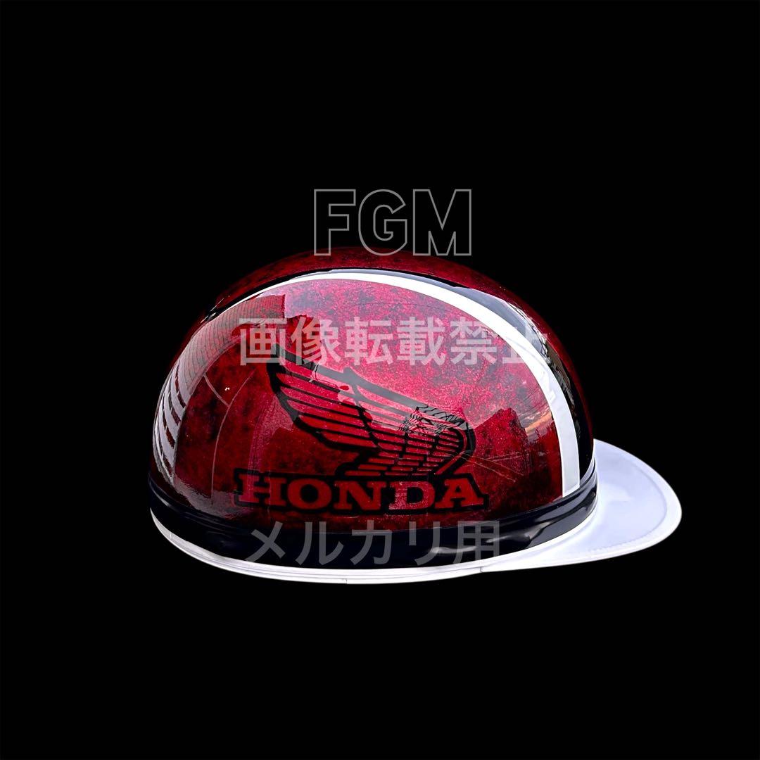 カスタムペイントヘルメット半キャップ　cbx400f2型ホンダ　コルク半　cb