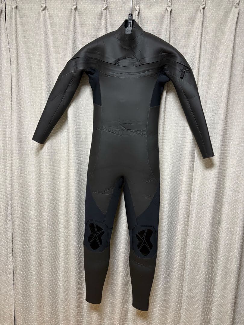 ノーブランド 5×3mm セミドライ メンズMLサイズ チェストジップ 美品