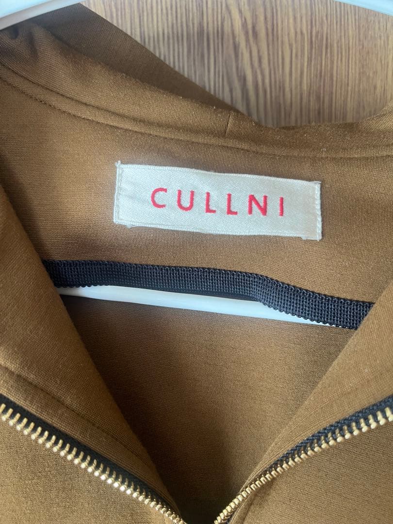 -のぶおさん限定-CULLNI ブラウン ジップアップパーカー L