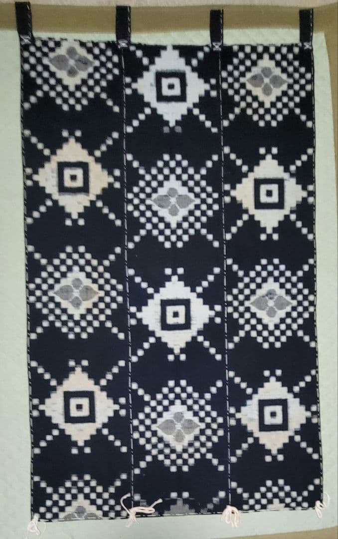 藍染め　古布　木綿　高級手芸品　155 × 98cm　壁掛け　上質　美品