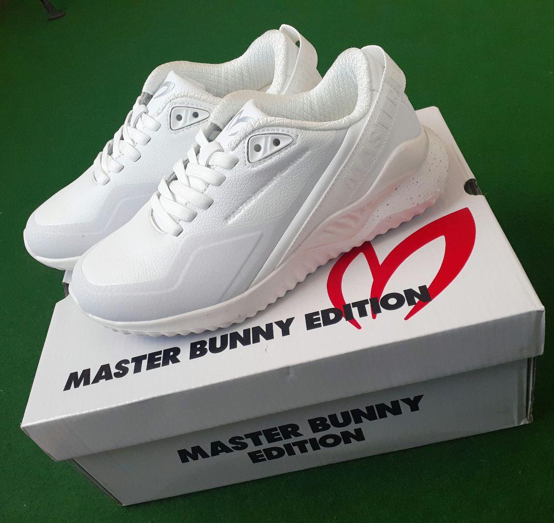 【新品・未使用】MASTER BUNNY ゴルフシューズ 22.5cm ホワイト