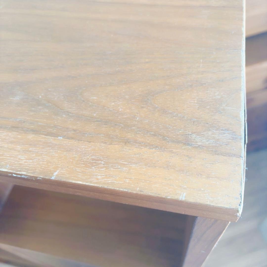 無印良品 スタッキングシェルフ 3×3 ウォルナット収納＋引き出し2個