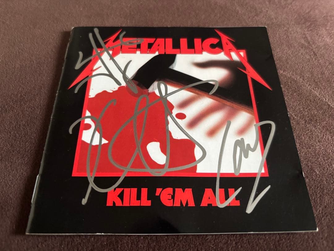レア　llica サインCD メタリカ　スラッシュメタル