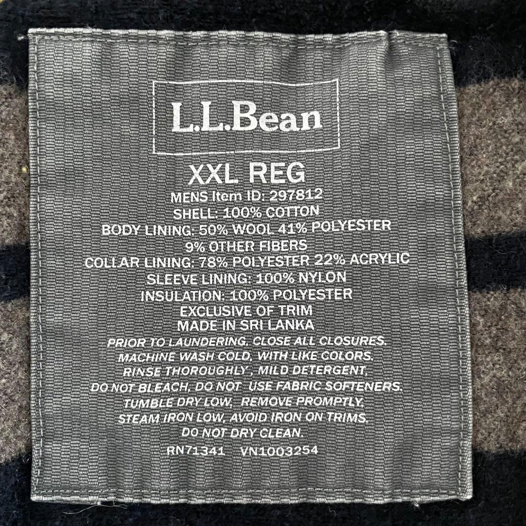L.L.Bean襟ボア中綿ワークジャケット グレービッグサイズ フェード防寒古着