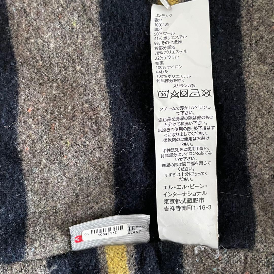 L.L.Bean襟ボア中綿ワークジャケット グレービッグサイズ フェード防寒古着