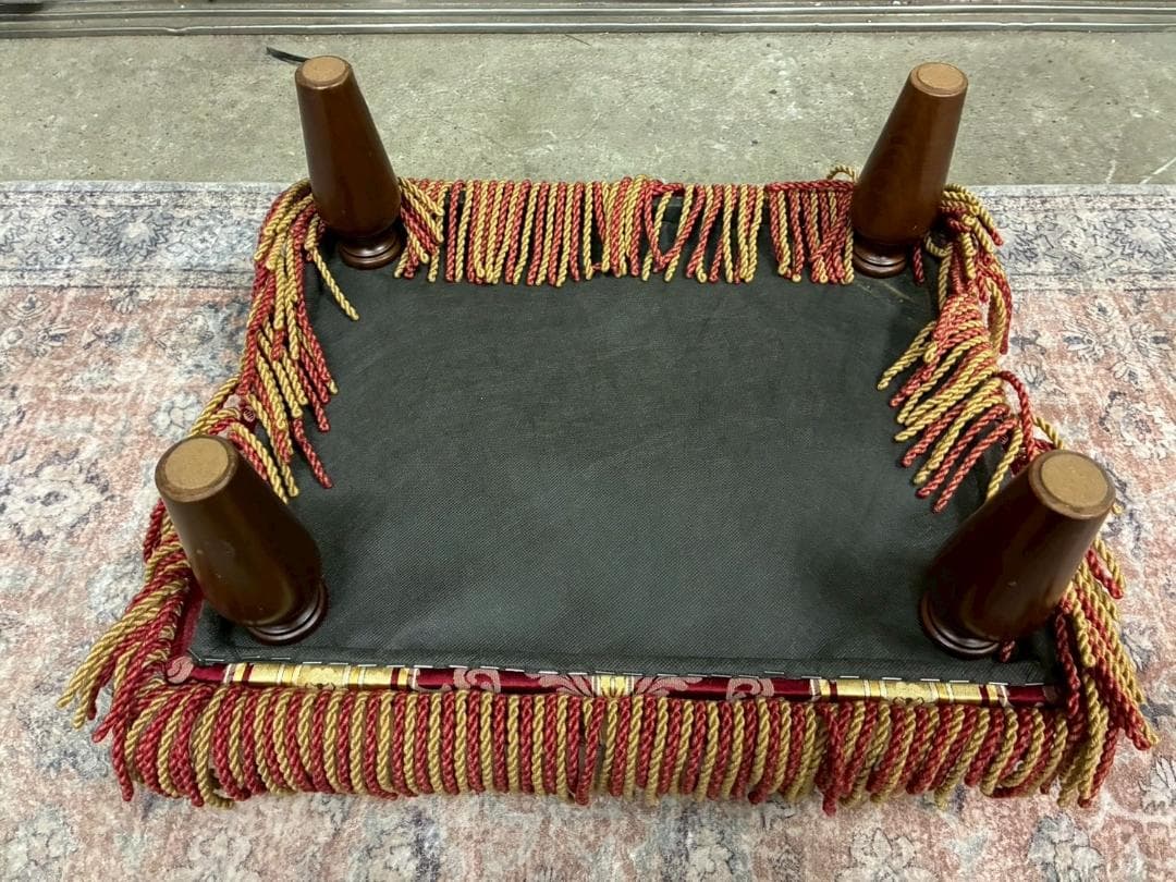 イタリア製 クラシック ソファ オットマン セット ヴィンテージ調