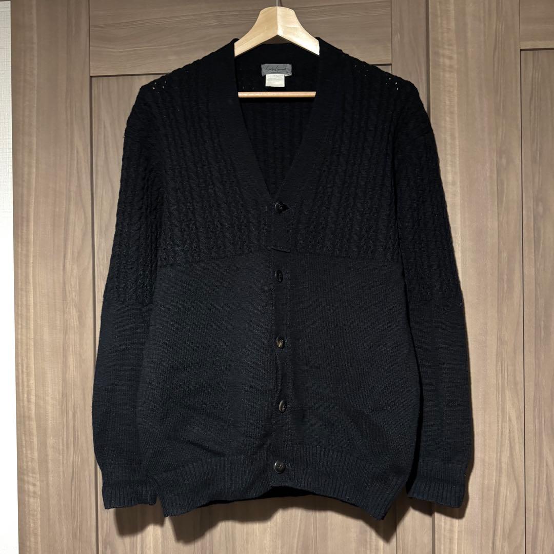 80s~90s ヨウジヤマモト プールオム ウールカーディガン