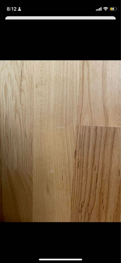 ニトリ　天然木　ダイニングテーブル