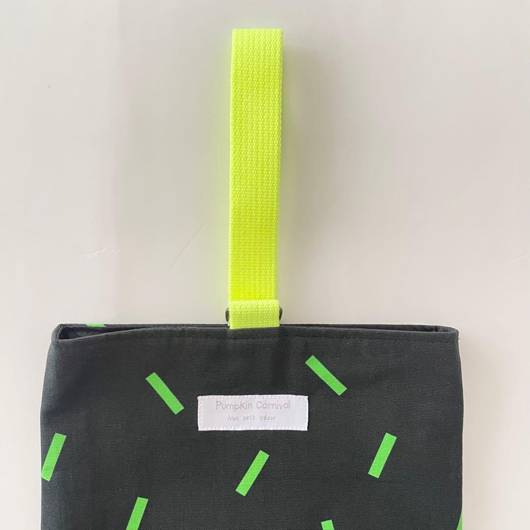 入園入学セット★スティック柄★レッスンバッグ★お道具箱も入る★お名前タグ付き