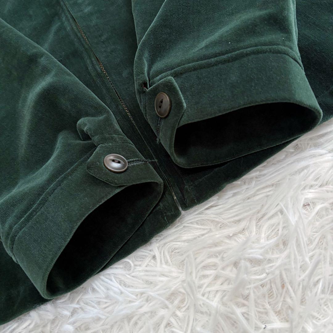 美品 ROTAR スーベニアジャケット 別珍 ベロア 龍 グリーン M