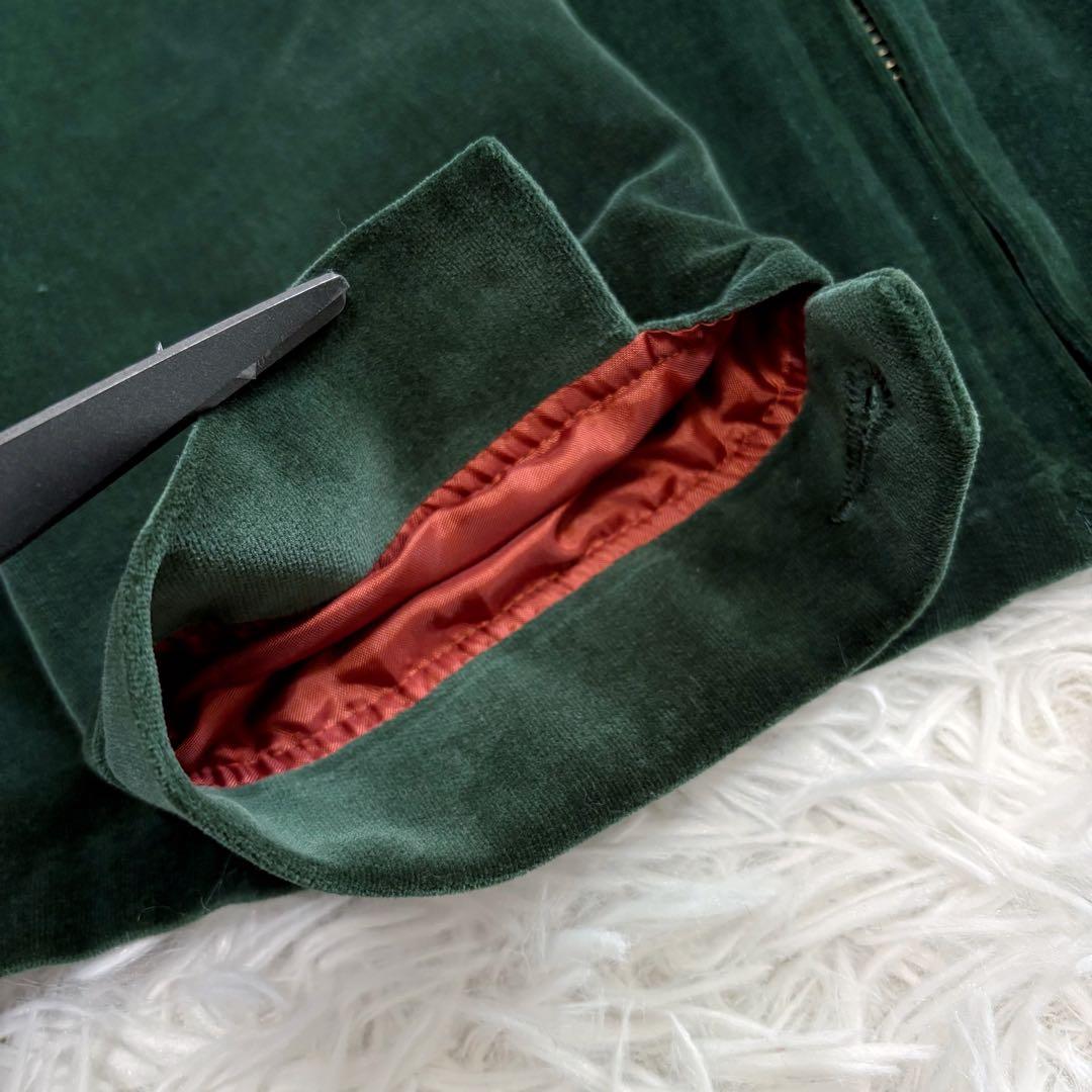 美品 ROTAR スーベニアジャケット 別珍 ベロア 龍 グリーン M