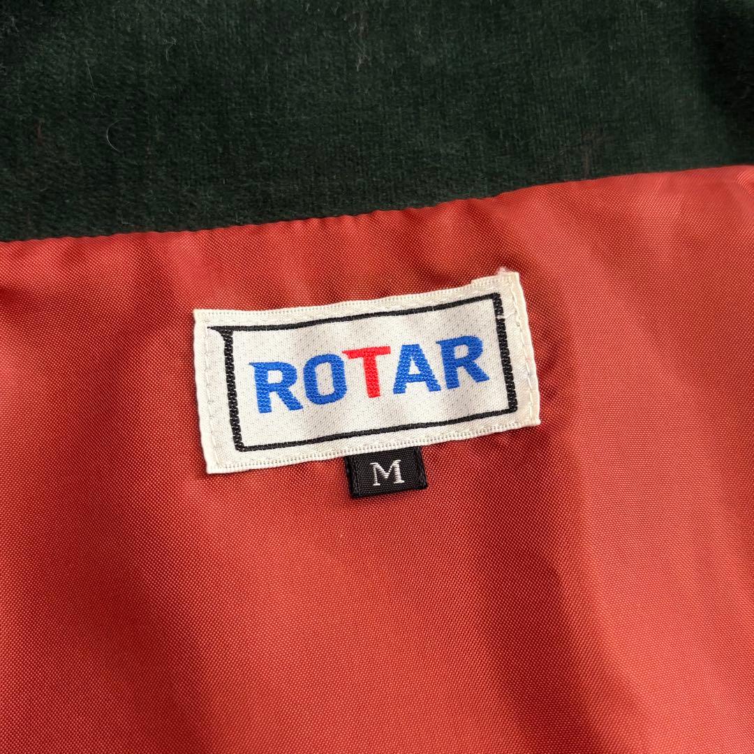 美品 ROTAR スーベニアジャケット 別珍 ベロア 龍 グリーン M