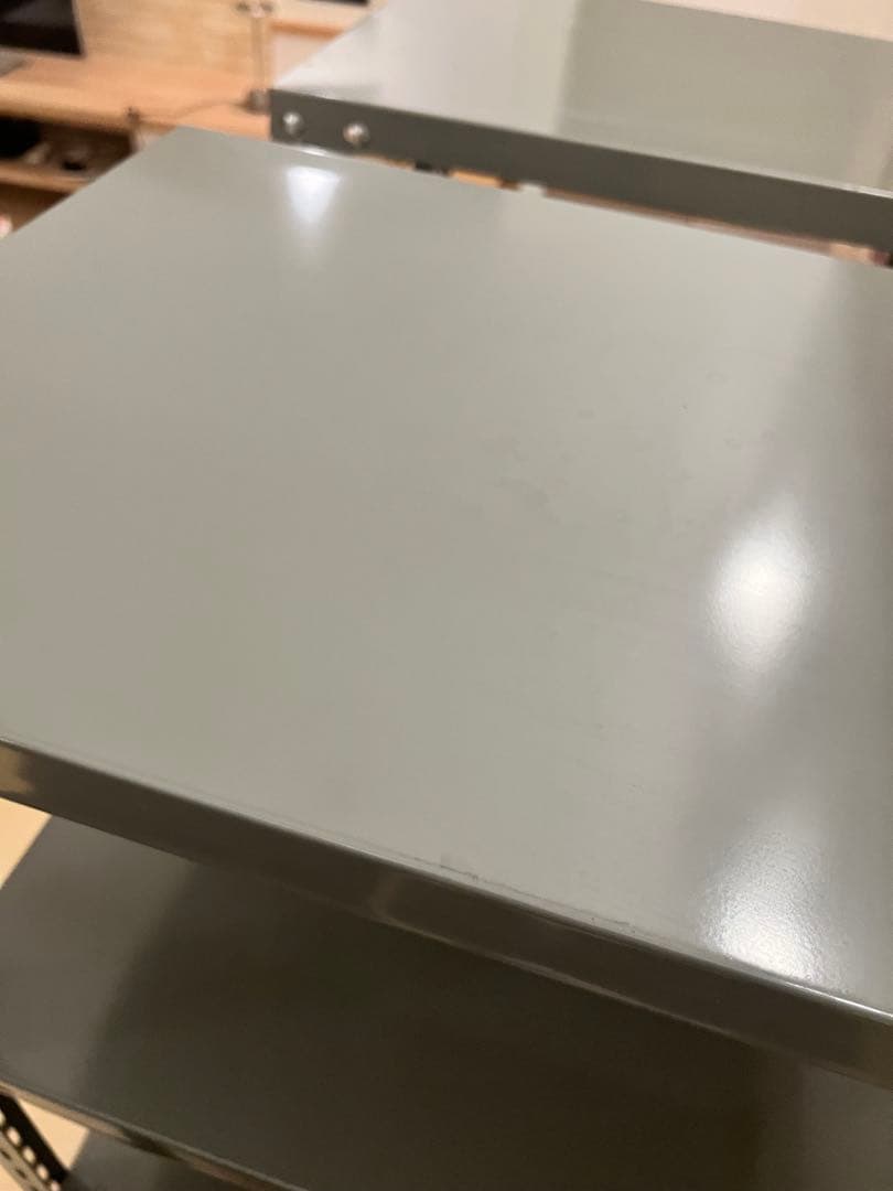 工業用 スチール シェルフ スリム(W610) 4段 D450 d&d② 無印