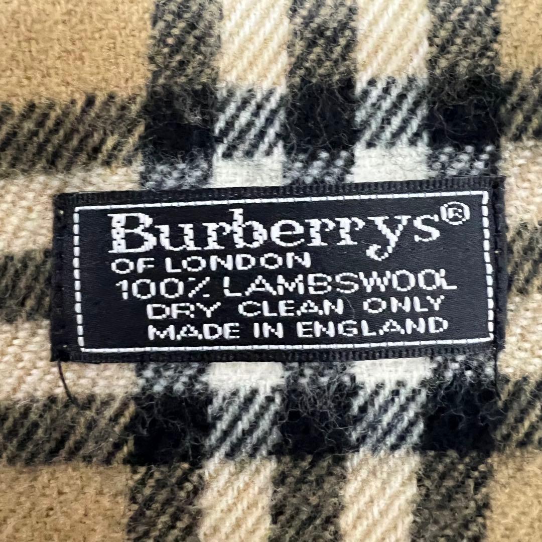 BURBERRY バーバリー ロンドン✨️英国製　ノバチェック　羊毛　マフラー