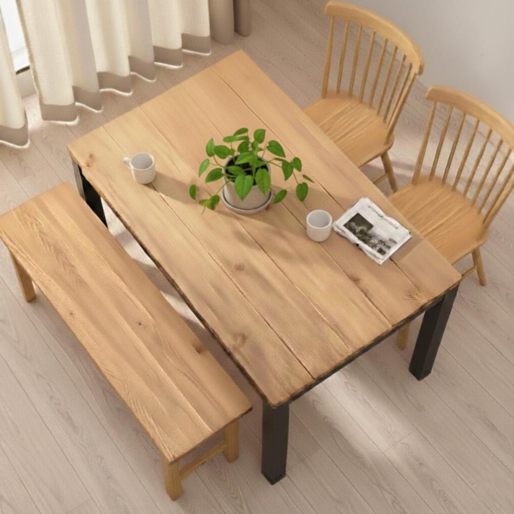 ◆訳あり◆【新品】布団がいらないダイニングこたつ　天然木　スタイリッシュ