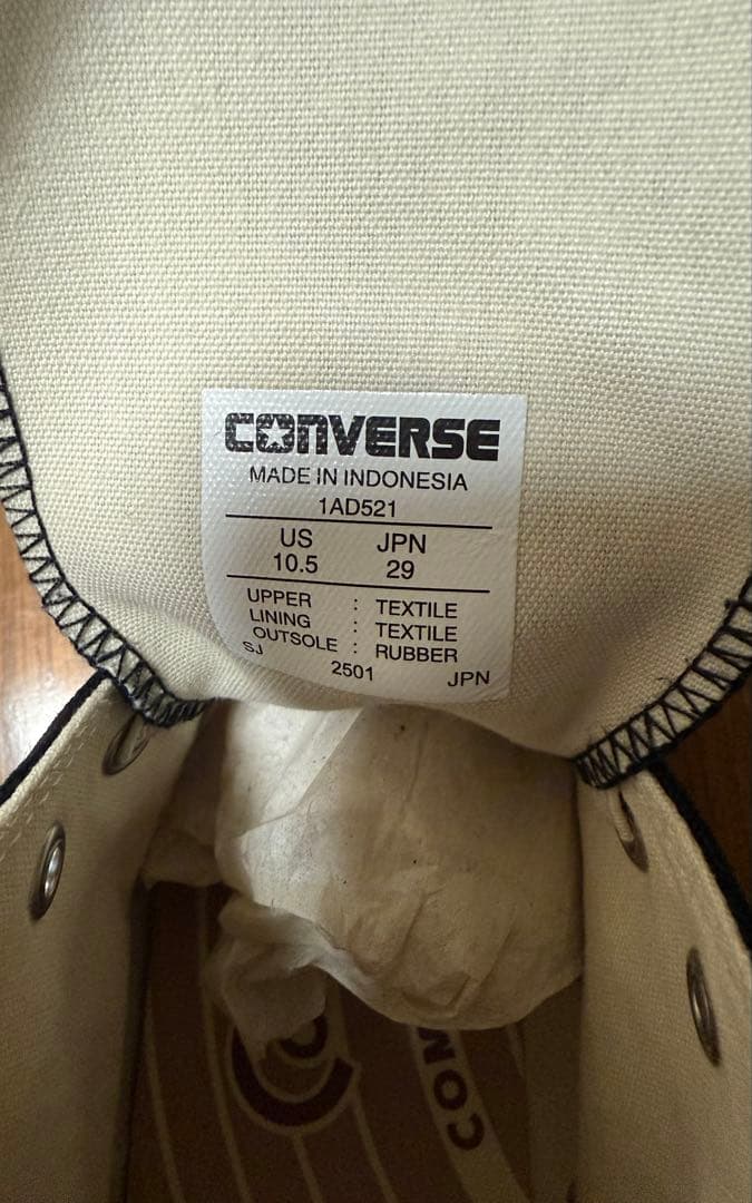 靴 CONVERSE ADDICT CHUCK TAYLOR HI BLACK 29