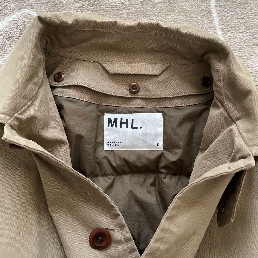 MHL. ステンカラーコート カーキ　596-9210500