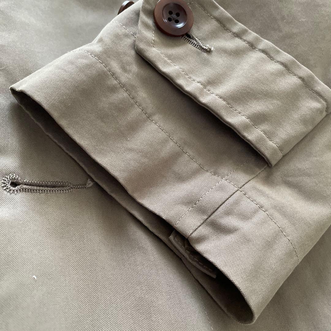 MHL. ステンカラーコート カーキ　596-9210500