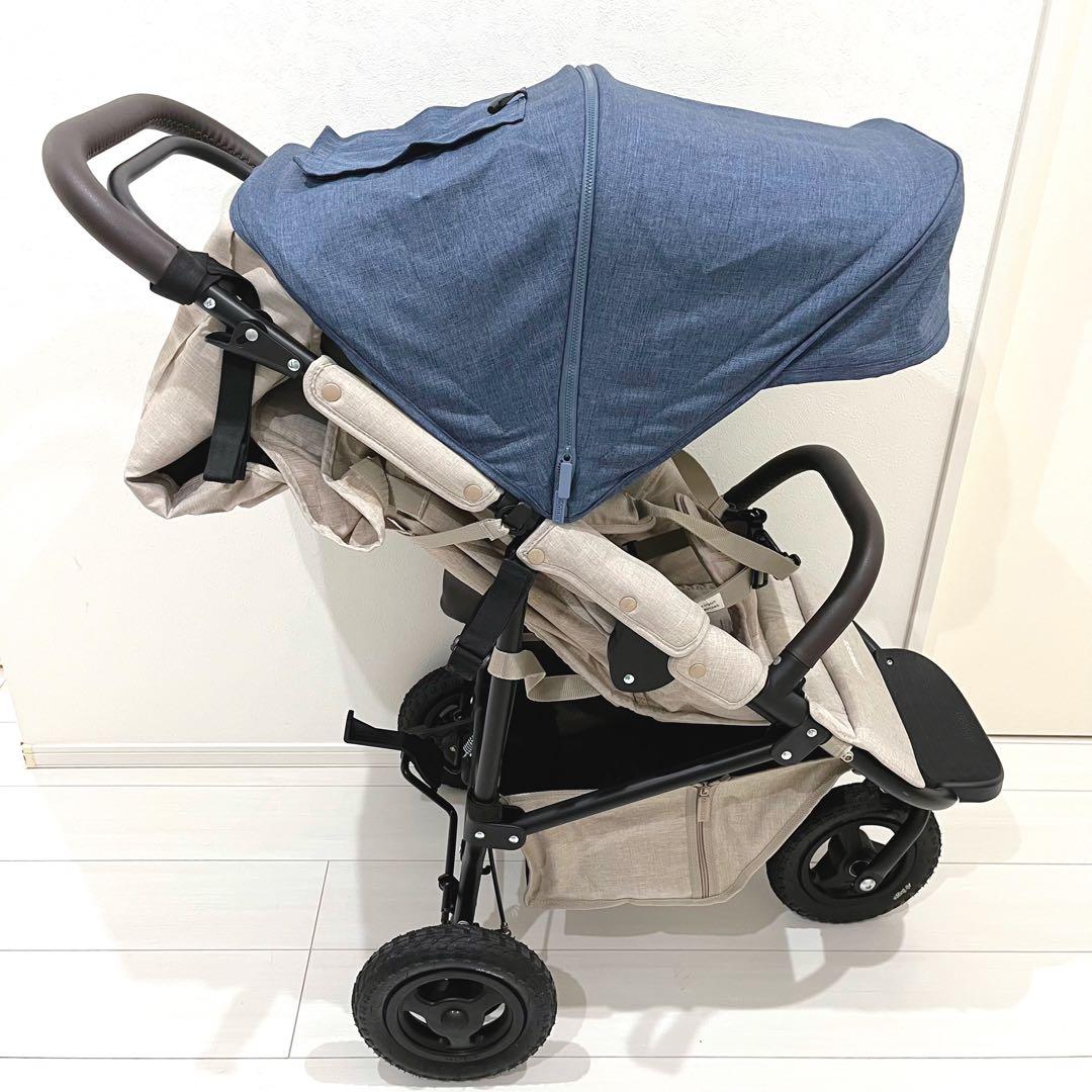 【美品】AirBuggy エアバギー ココプレミア フロムバース アースブルー