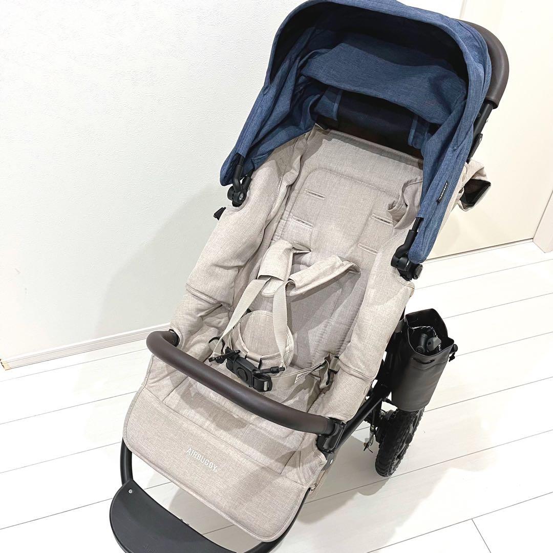 【美品】AirBuggy エアバギー ココプレミア フロムバース アースブルー