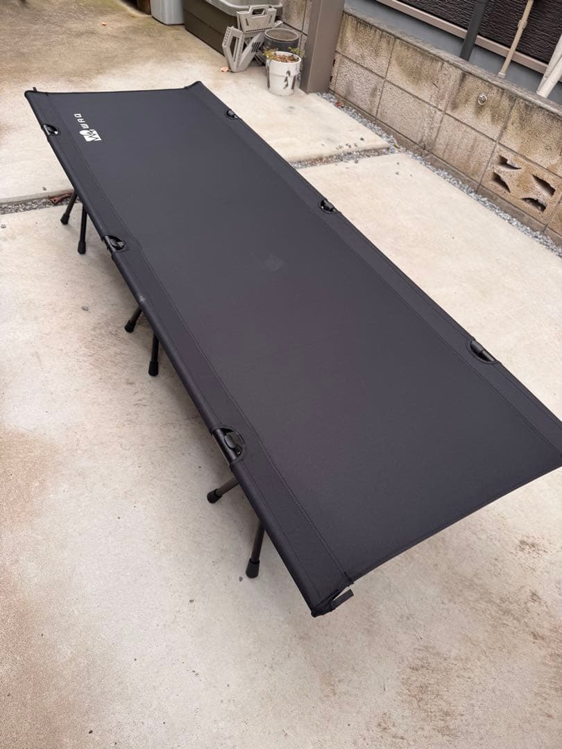 WAQ 2WAY キャンプ コット　ブラック