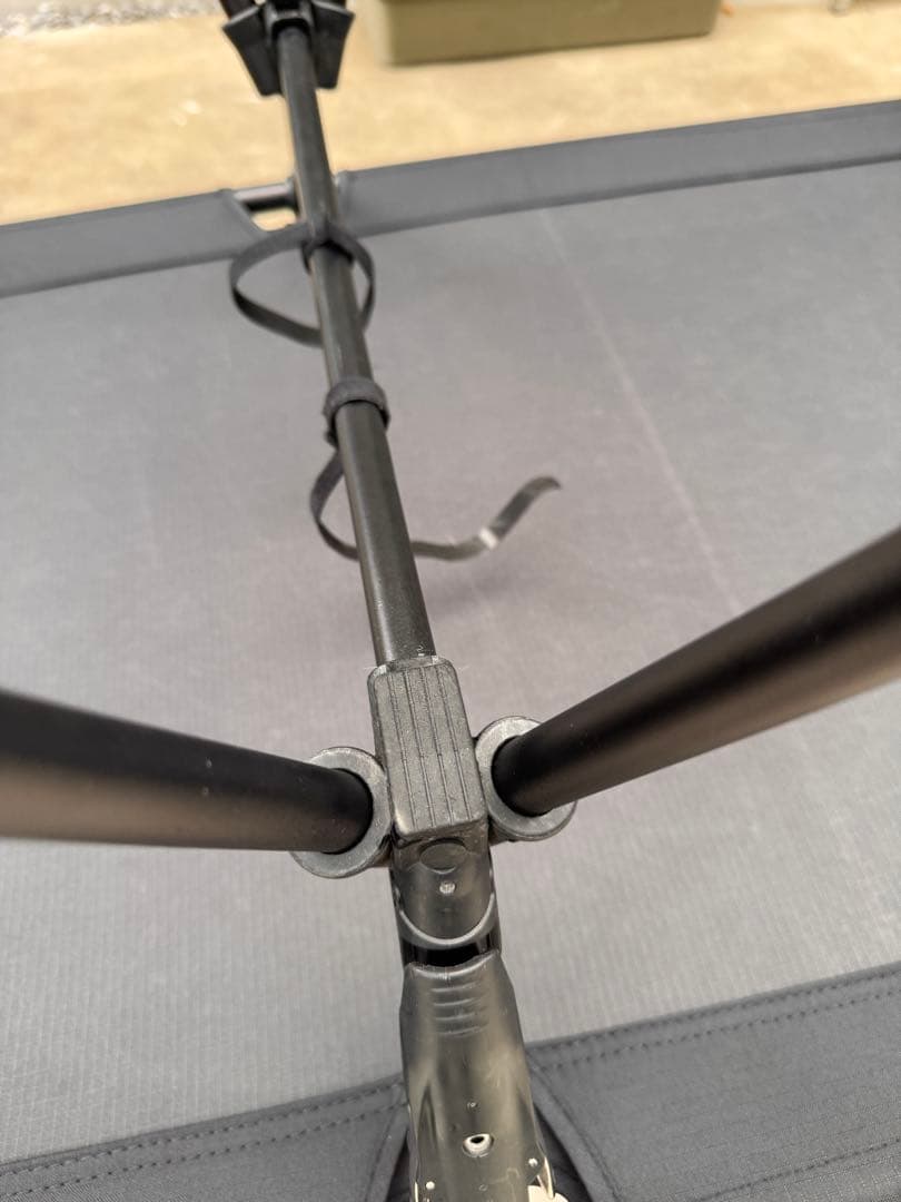 WAQ 2WAY キャンプ コット　ブラック