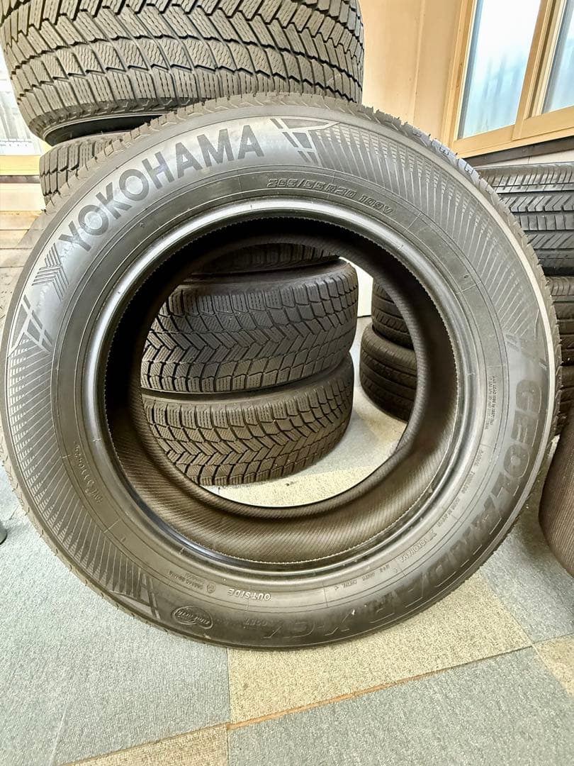 ヨコハマ　ジオランダー265/55R20 ランクル300純正ばらし品