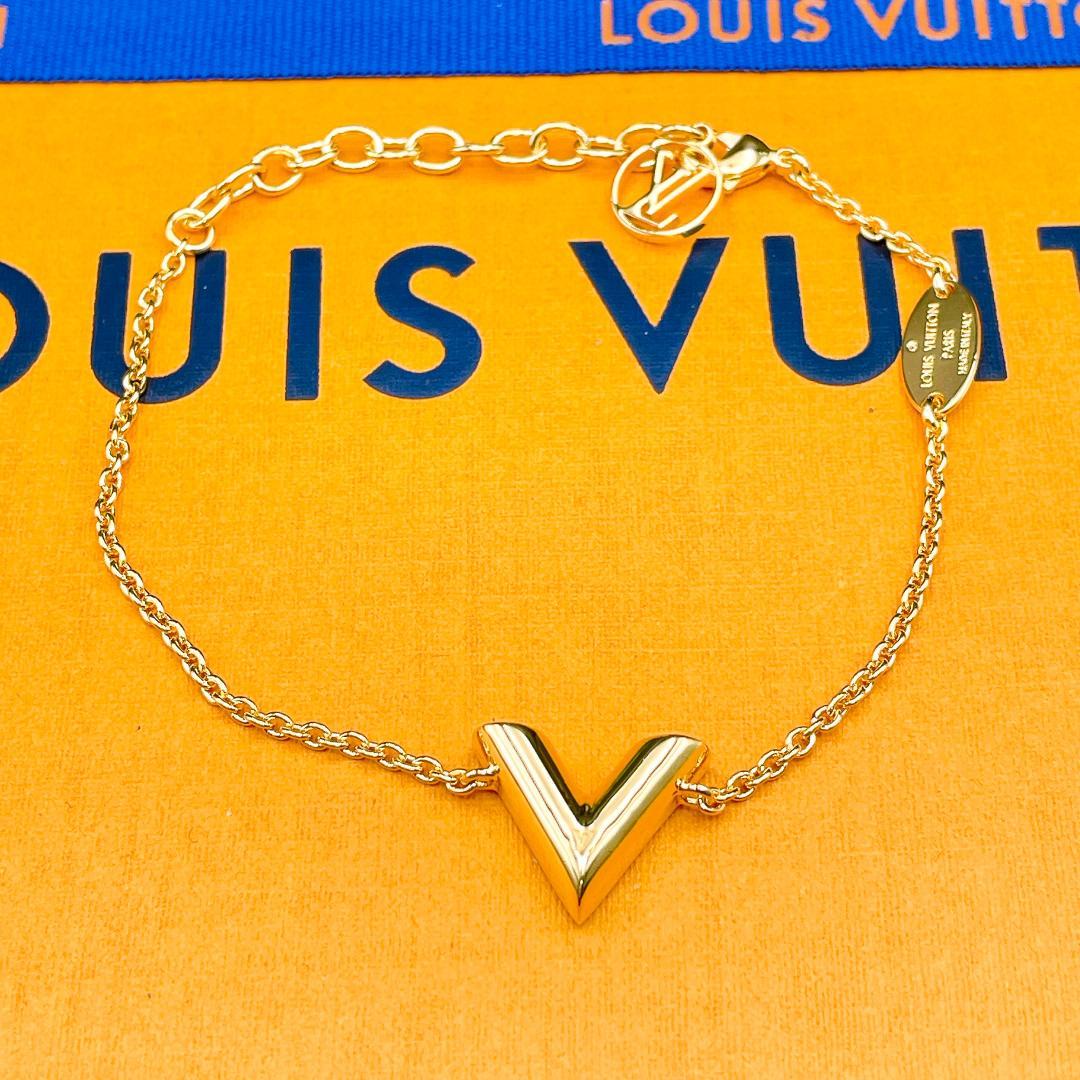 ◇ルイヴィトン◇M61084 エセンシャル ブレスレット ゴールド LE1105