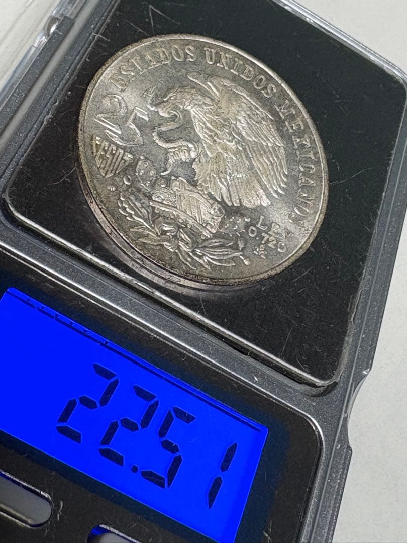 希少　メキシコオリンピック　25ペソ銀貨　2枚セット　45.18g SV720