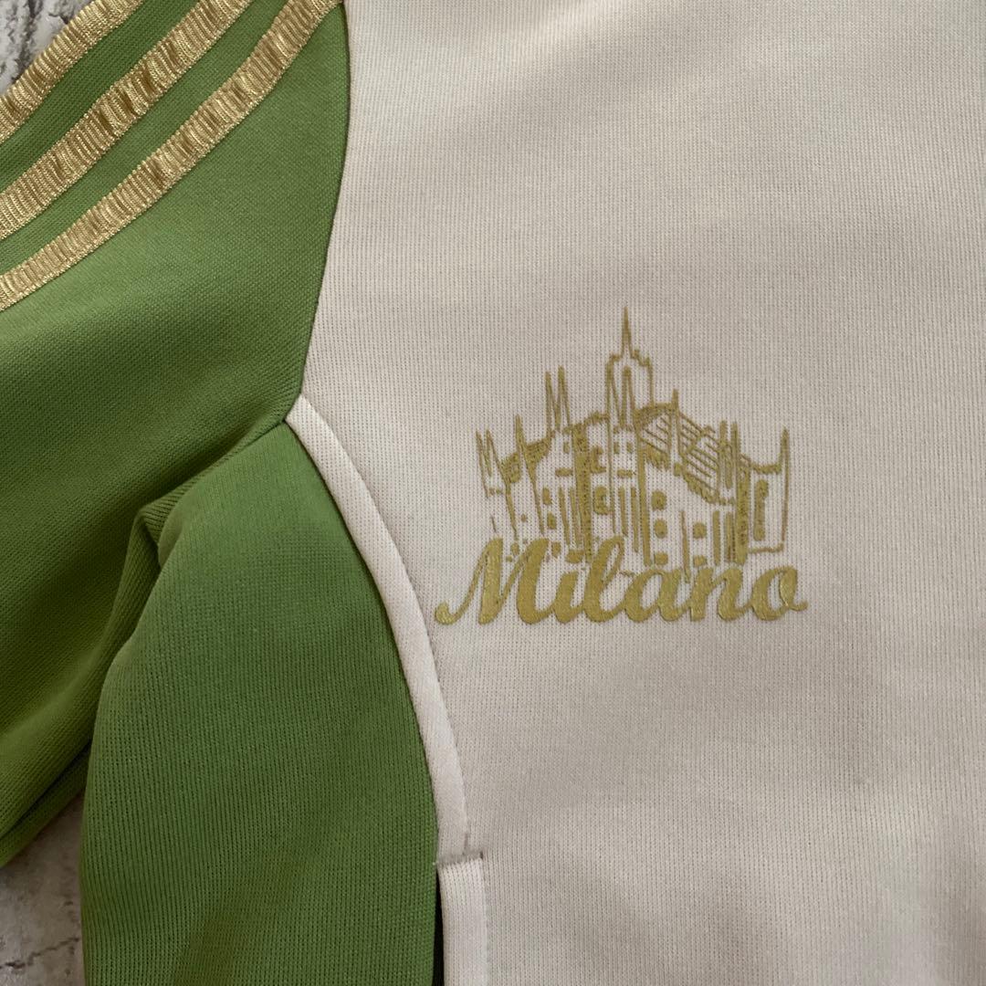 希少美品アディダス×ミラノ 都市シリーズ トラックジャケット 刺繍ロゴ