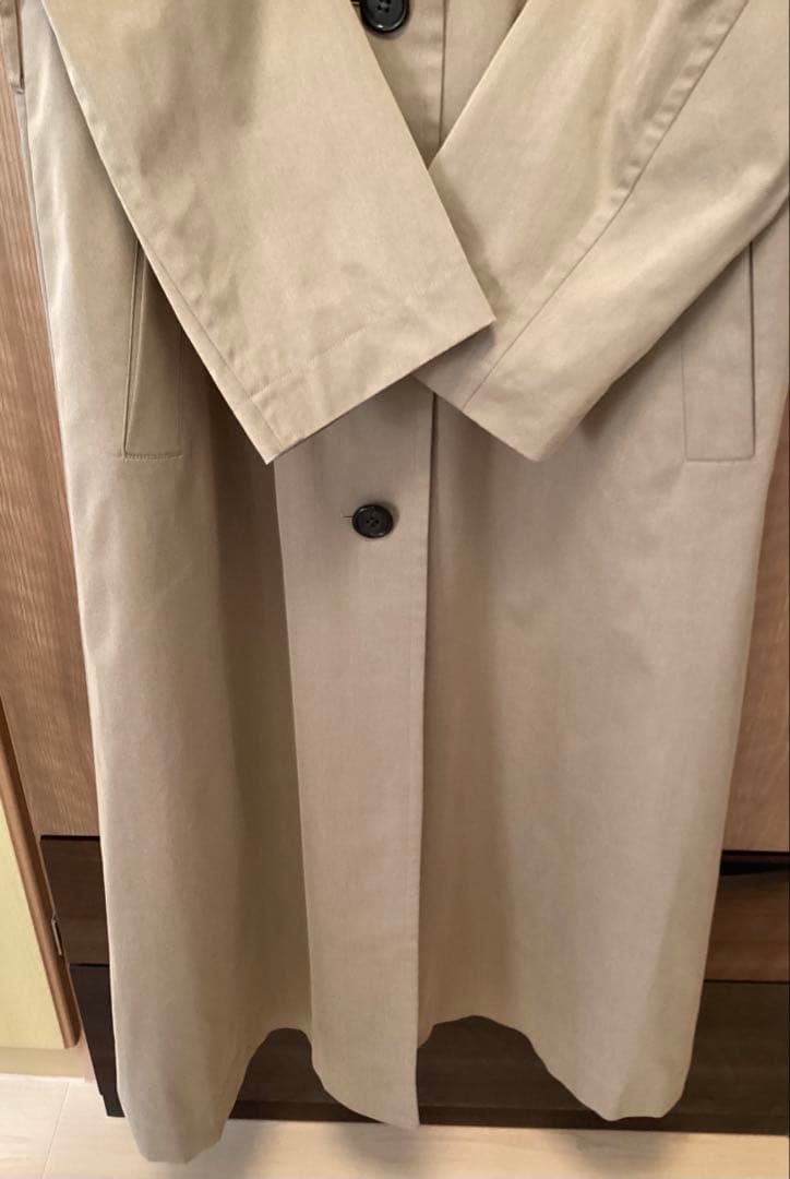 25SS 新品タグ付　アンタイトル　ギャバトレンチコート　定価74,800円