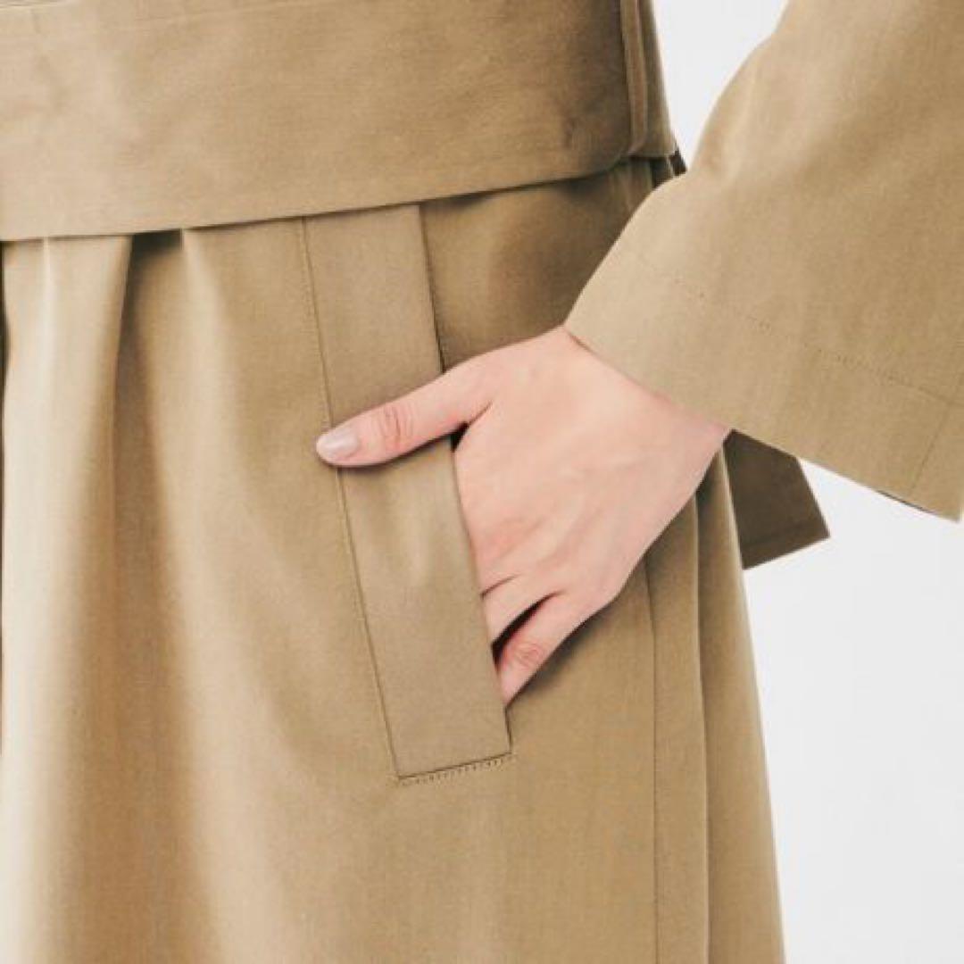 25SS 新品タグ付　アンタイトル　ギャバトレンチコート　定価74,800円