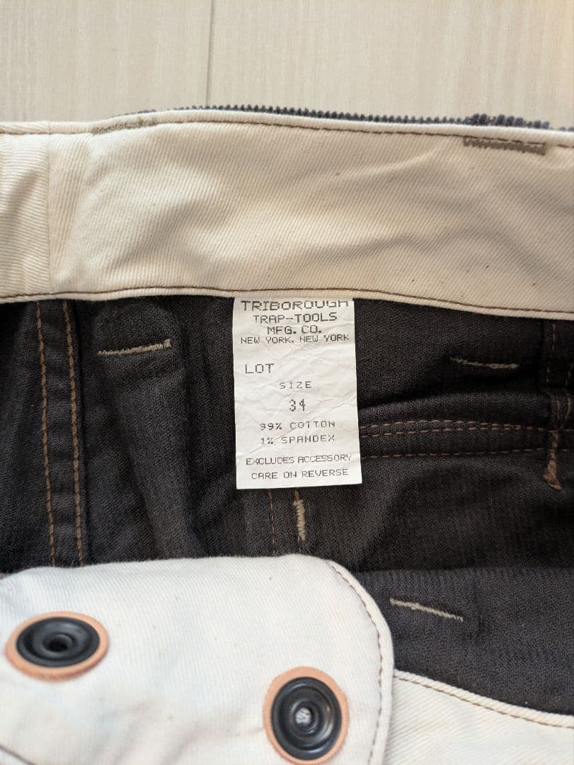 コリンボ　コーデュロイパンツ　新品未使用　サイズL