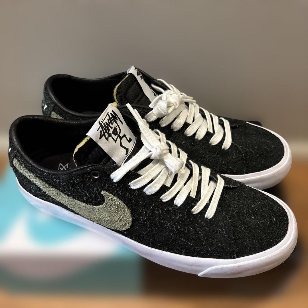 靴 STUSSY NIKE SB BLAZER 28cm