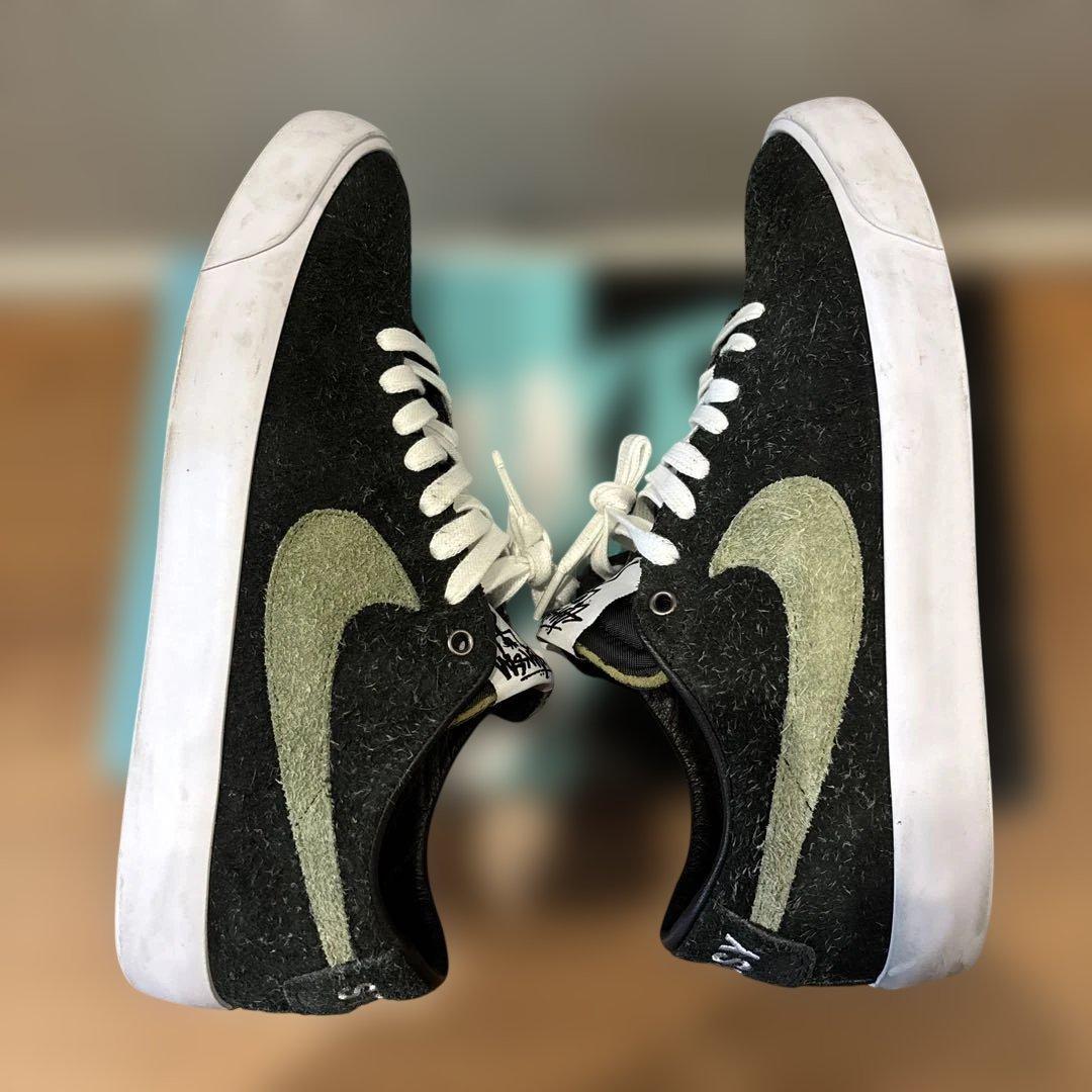 靴 STUSSY NIKE SB BLAZER 28cm