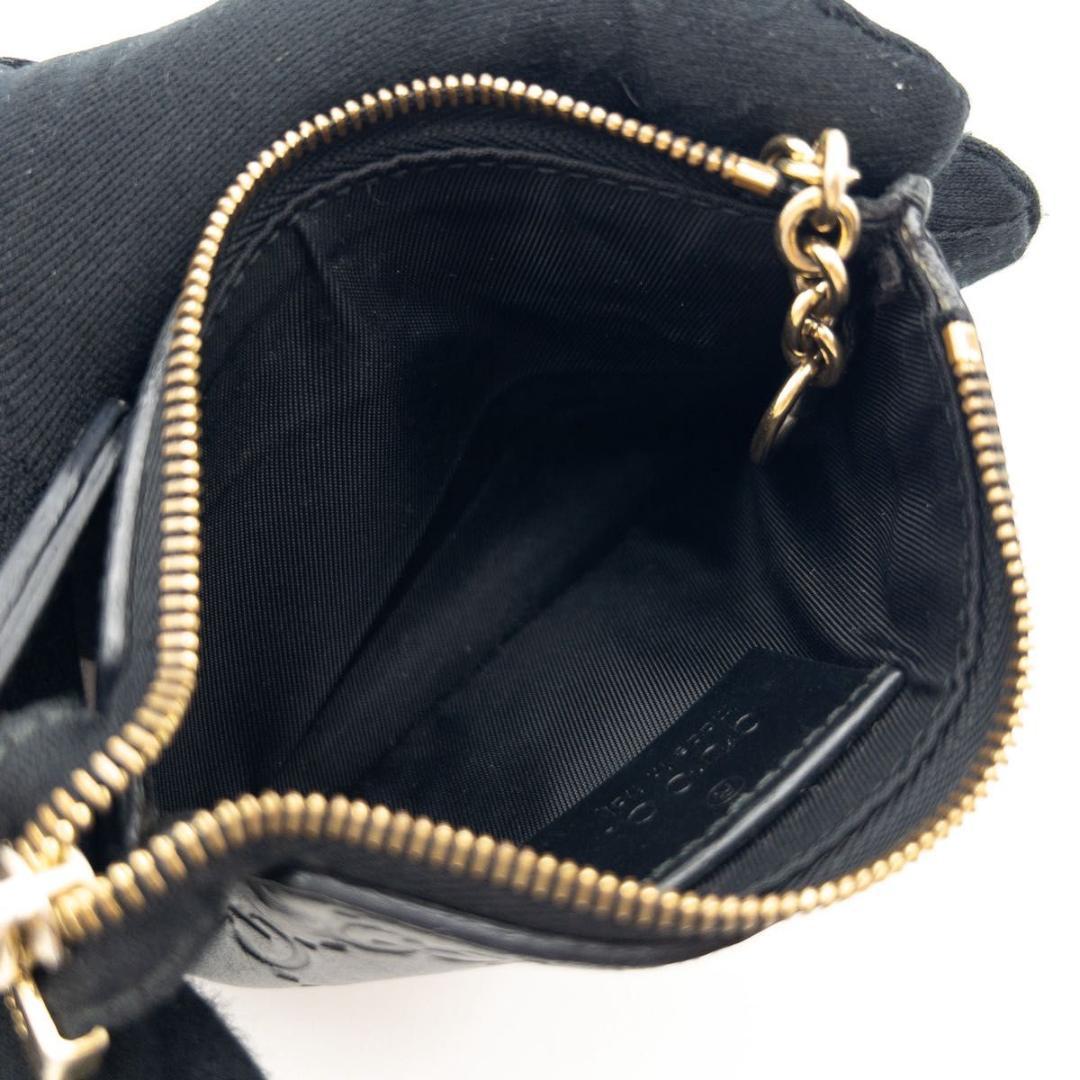 【極美品】GUCCI ケース　グッチシマ　小銭入れ　黒