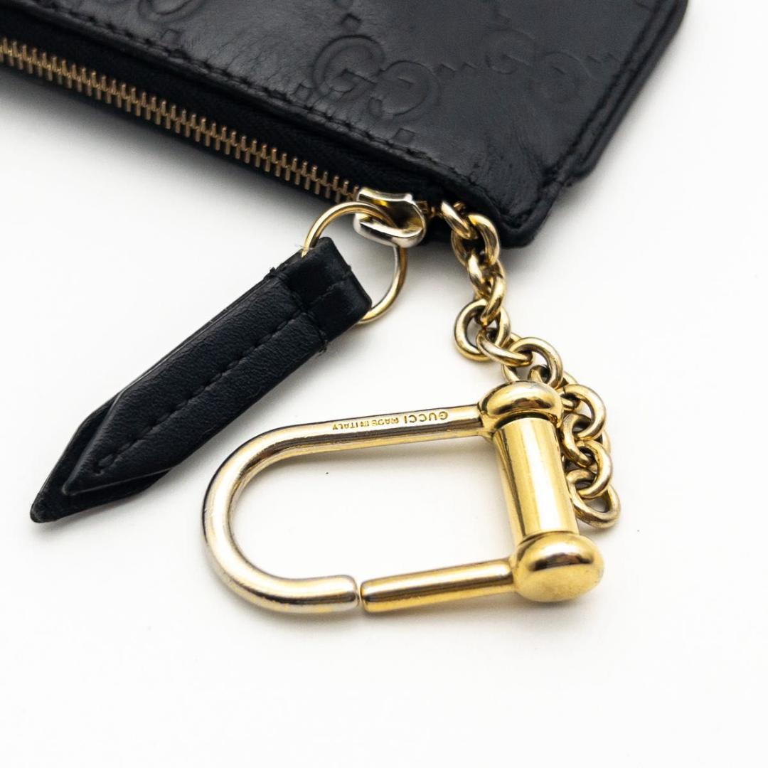 【極美品】GUCCI ケース　グッチシマ　小銭入れ　黒