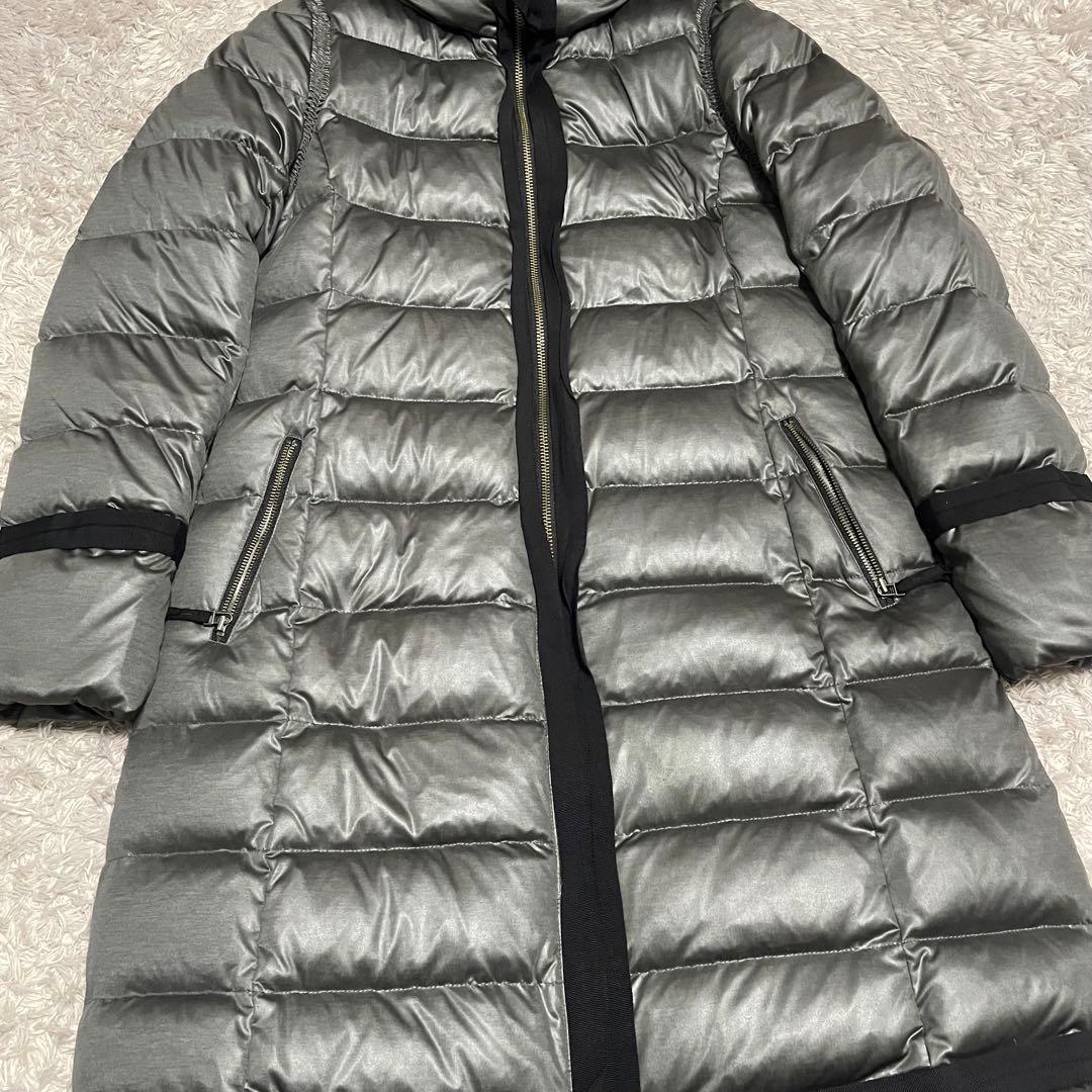 ランバンオンブルー ロングダウンコート フォックスファーフード Mサイズ　38