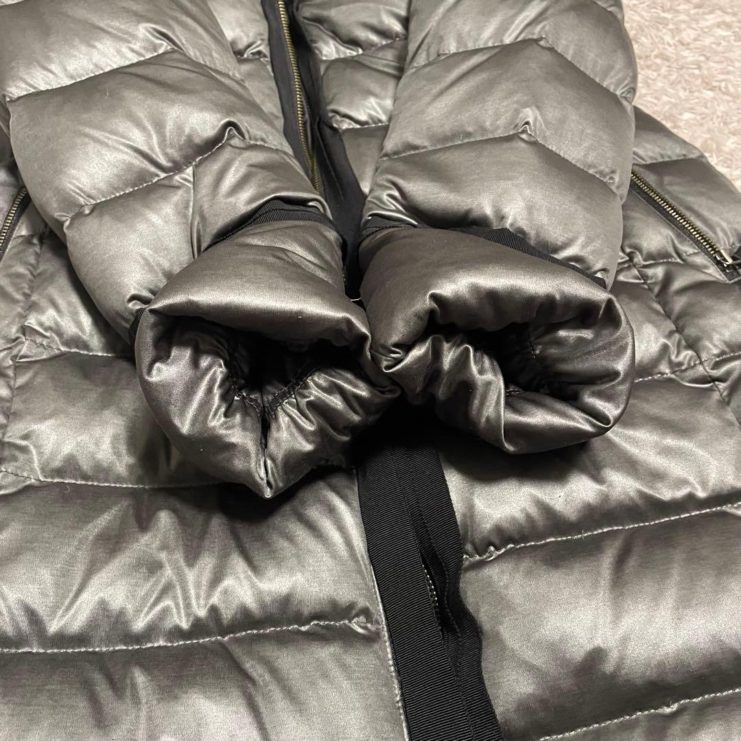 ランバンオンブルー ロングダウンコート フォックスファーフード Mサイズ　38