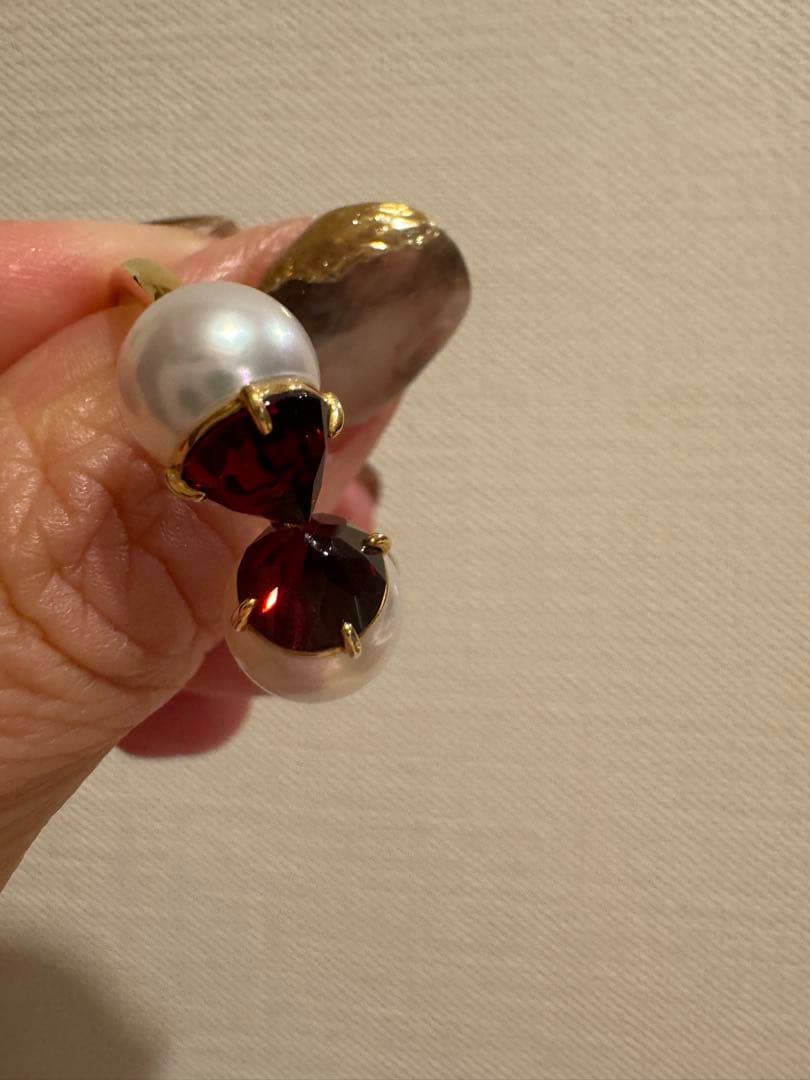 TASAKI リファインド　リベリオン　シグネチャーガーネットリング9号