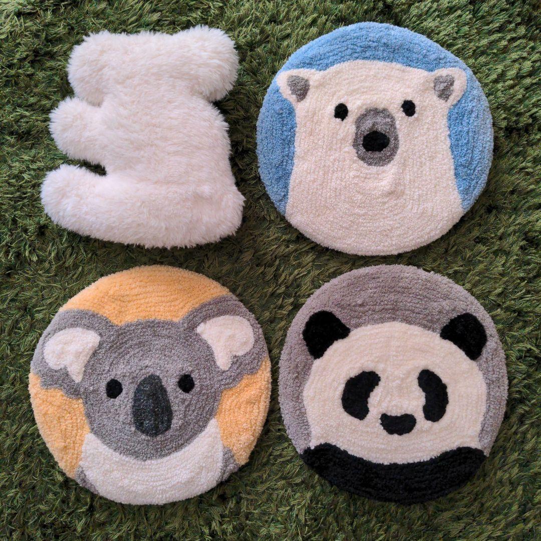 無印良品　アニマルクッション　動物クッション