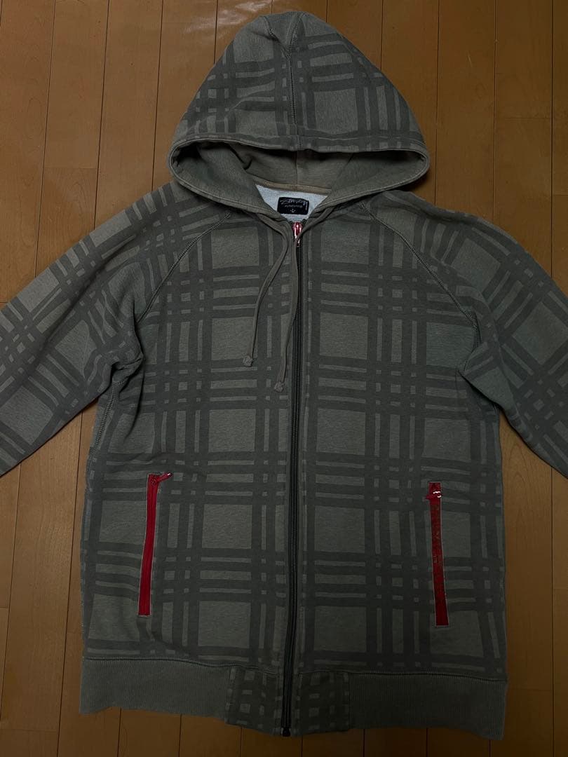 STUSSY ジップアップパーカー