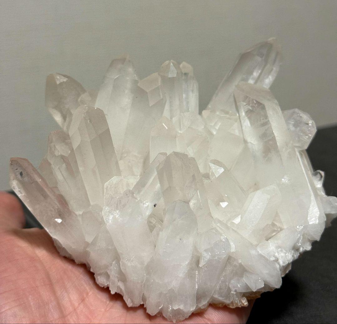 【浄化・純真】ヒマラヤ産 白水晶 クラスター