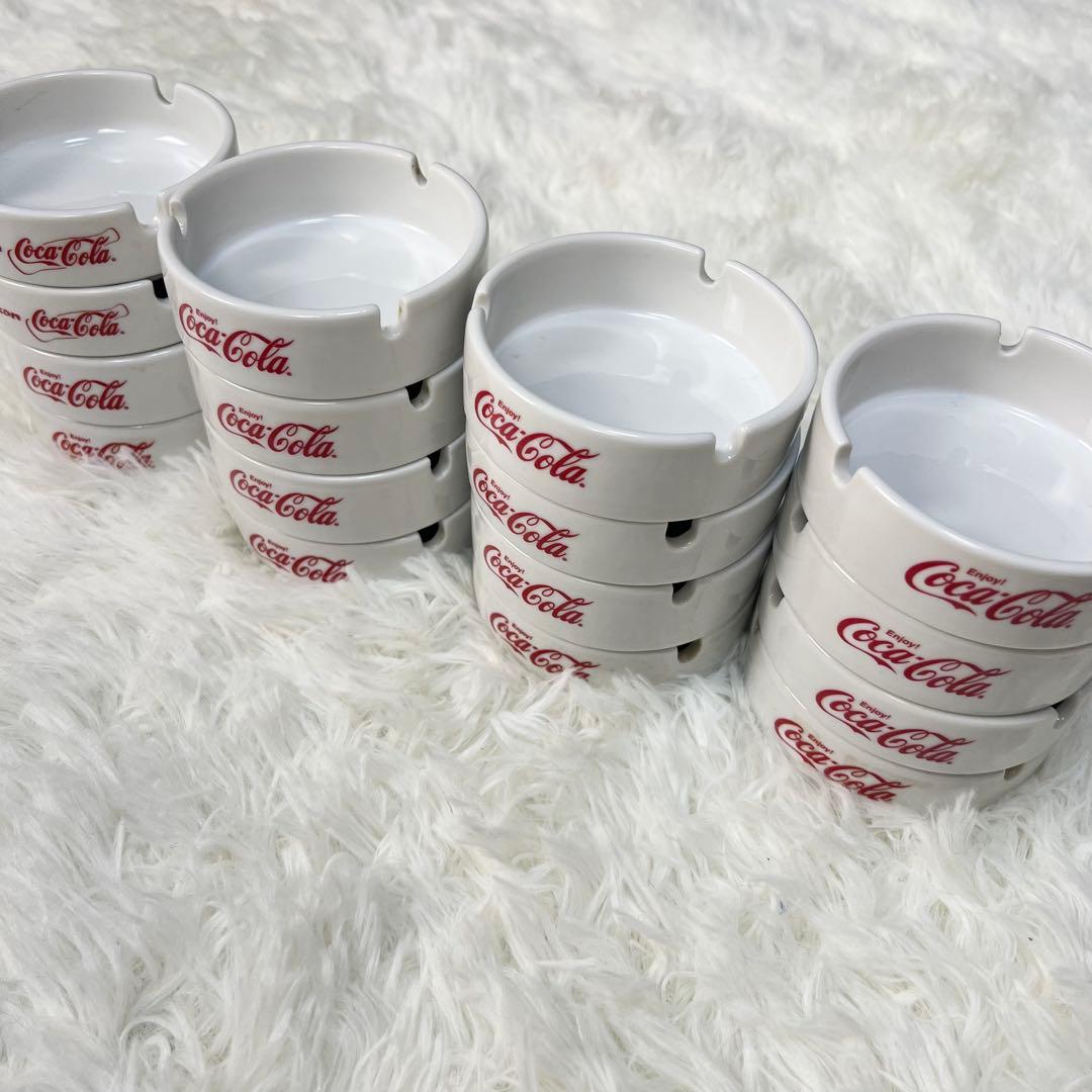 激レア!!Coca-Cola コカコーラ 置き型灰皿 16個セット レトロ 灰皿