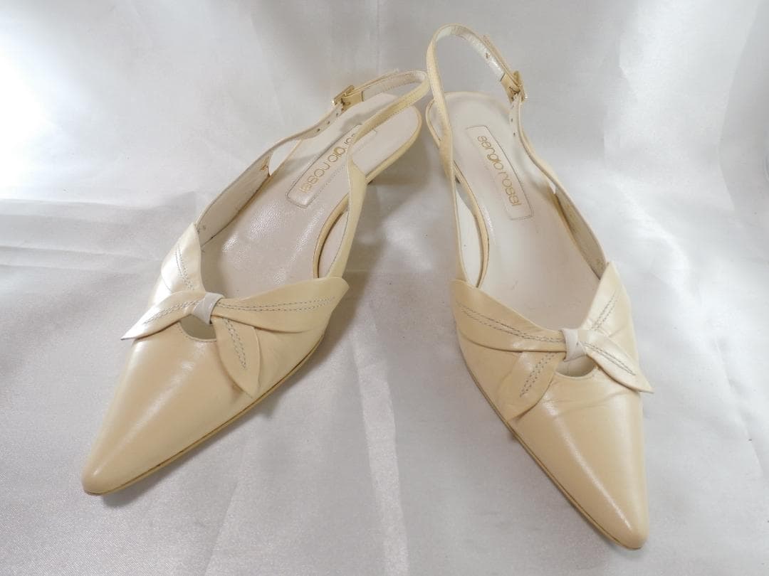 セルジオロッシ★本革パンプス★35.5★22.5★1回使用