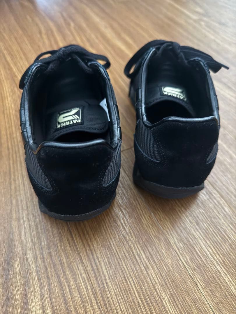 PATRICK ブラック スニーカー　37（23.5センチ）