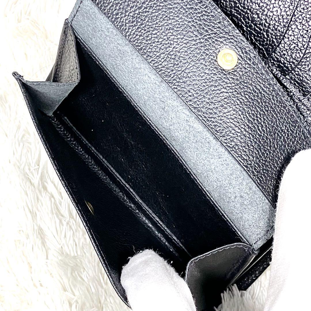 【極美品】完売品　IL BISONTE ミディアムウォレット　レザー　シボ革