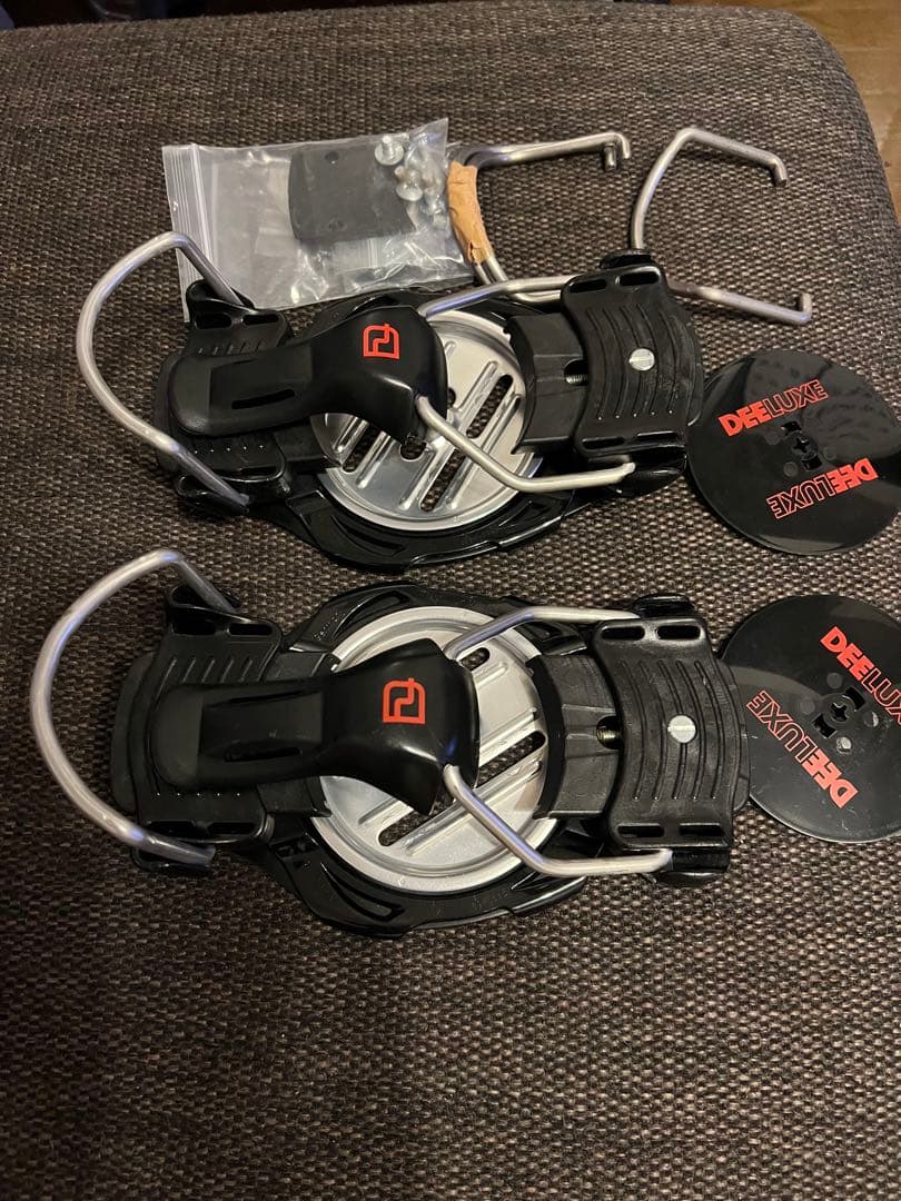 美品　DEELUXE アルペンスノーボード ビンディング ブラックM size