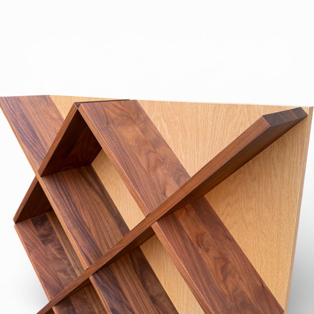 レグナテック ミールス　シェルフ　本棚　ウォールナット　オーク　北欧　定価20万