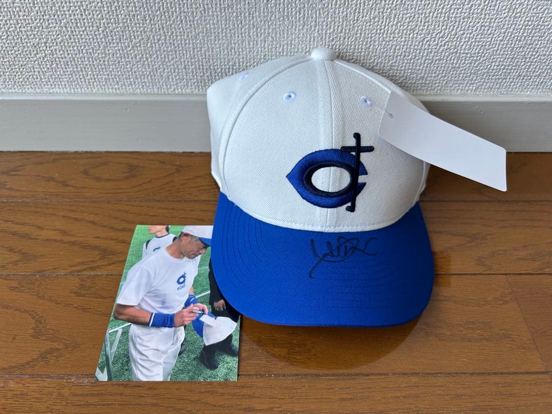 神戸智辯　イチロー　直筆サインキャップ　KOBE CHIBEN 選抜　野球殿堂